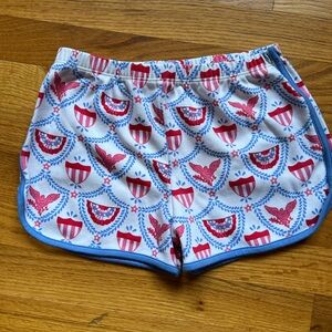 The Beaufort Bonnet Company Red White Blue Girls Shorts